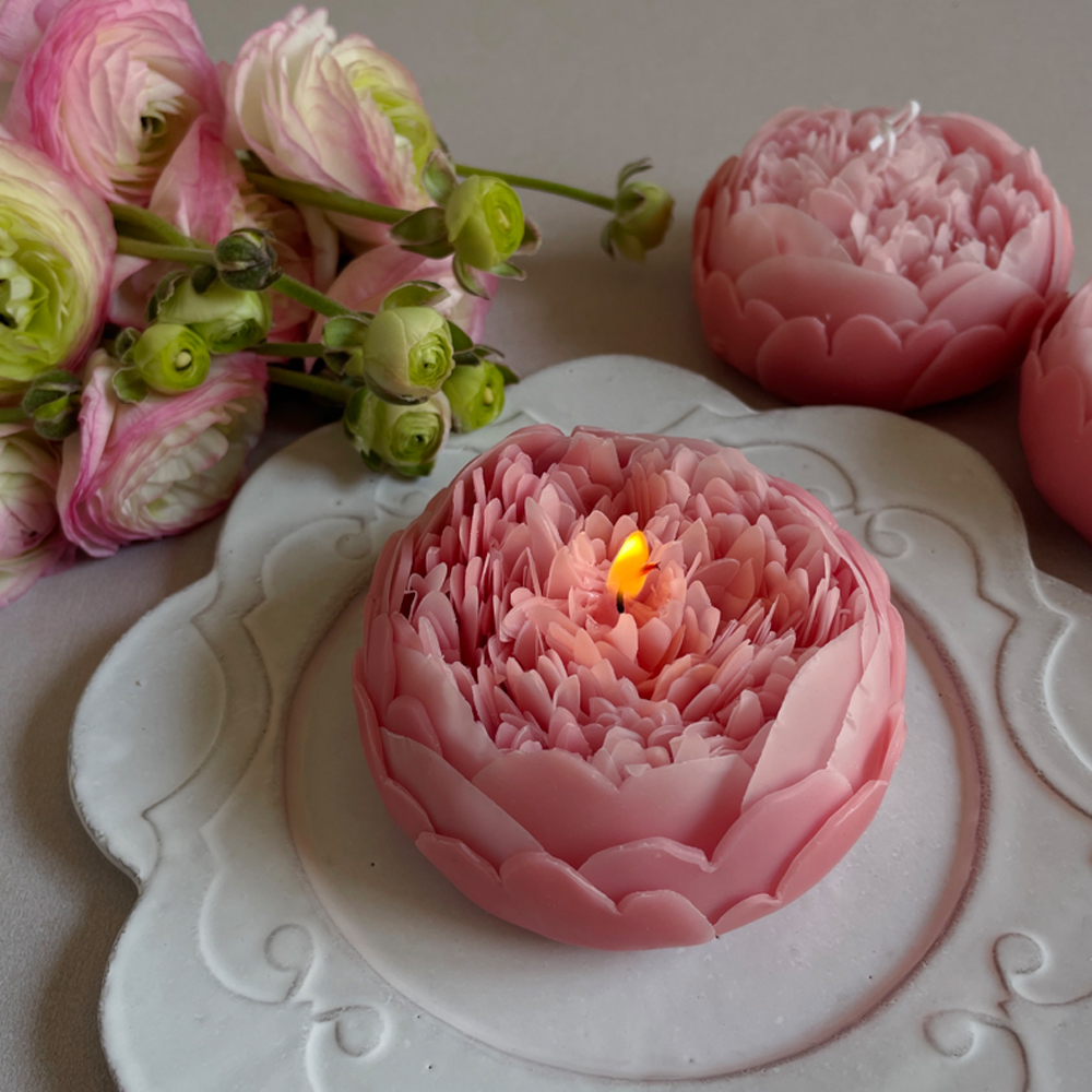 Candle Gift for Couples - Exquisite Handcrafted Floral Candles