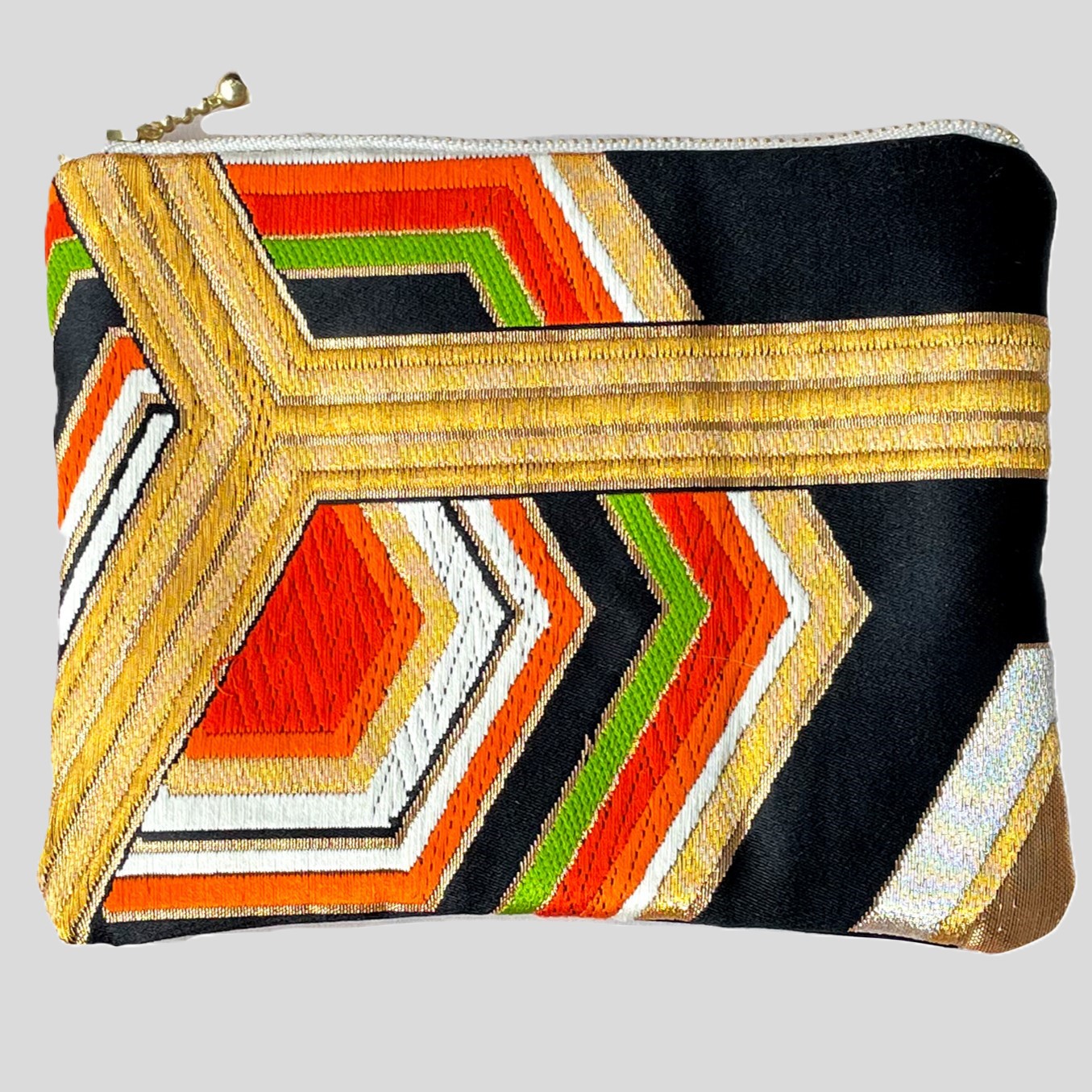 Exquisite Fukuro-Obi Pouch: Timeless Elegance & Craftsmanship