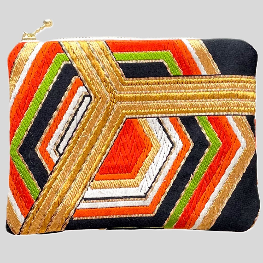 Exquisite Fukuro-Obi Pouch: Timeless Elegance & Craftsmanship